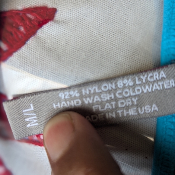 Las Tango Blue Women's Top - Picture 7 of 7